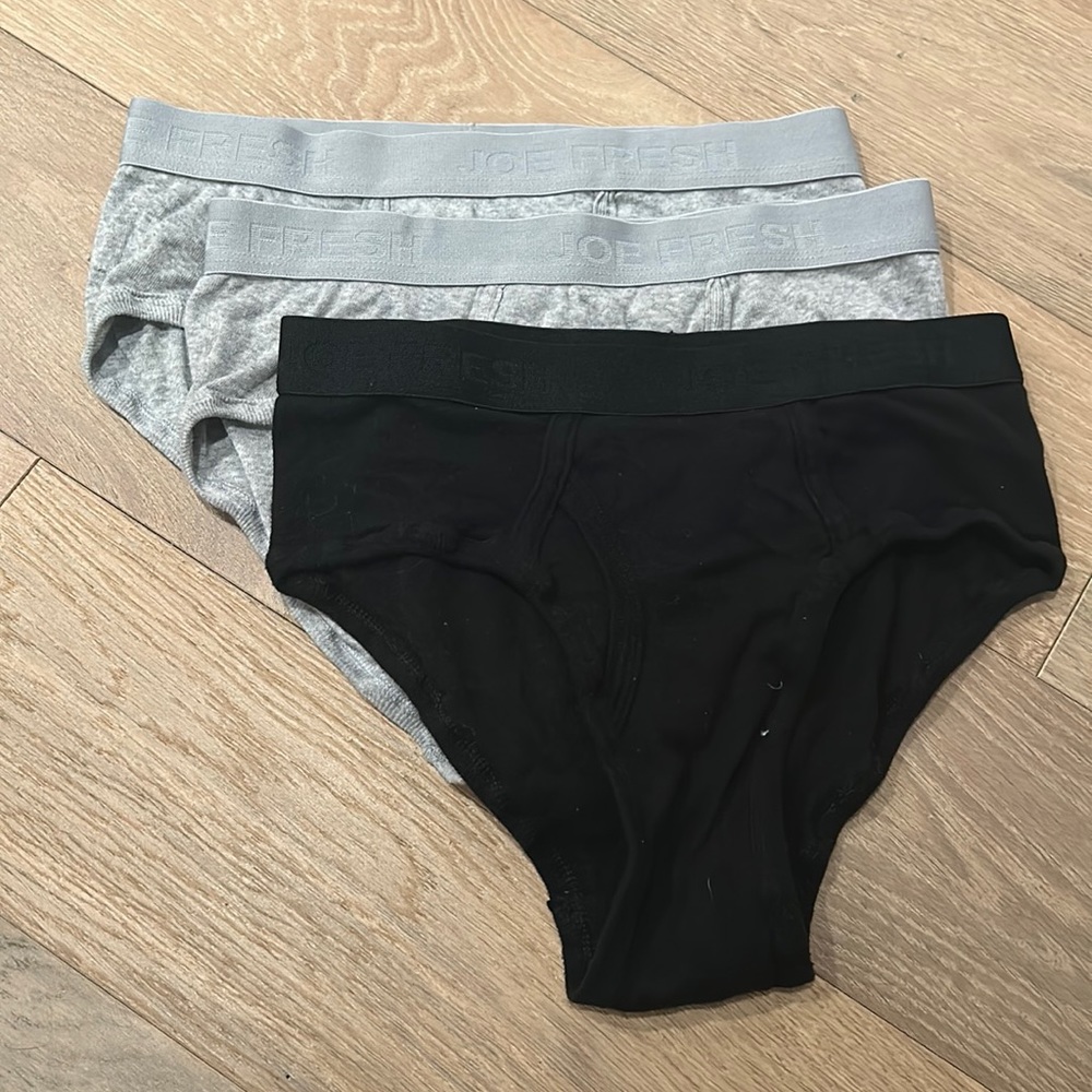 Joe Fresh Grey and Black Underwear